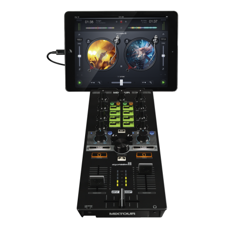 iPadやAndroidなどのタブレットで使えるDJミックス・コントローラー Reloop MIXTOUR