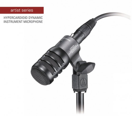【NAMM 2016】タム、スネアドラムなどの低中音楽器に最適なマイク audio-technica ATM230