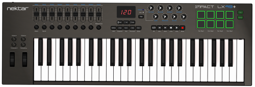 Nektar Technology  Impact LX88+ / LX61+ / LX49+ / LX25+ | シンプルで多彩な機能の USB MIDIコントローラー