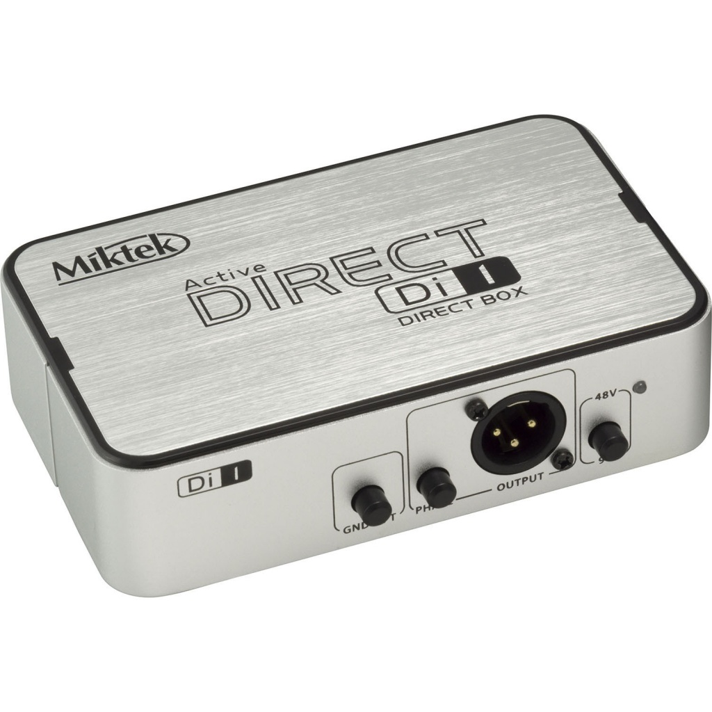 コンパクトなDI ボックス Miktek DI-1