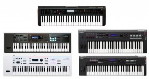 2016年版 Roland、YAMAHA、KORG のバンドキーボードに最適なシンセ 比較