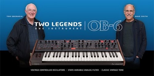 Dave Smith Instruments OB-6 | Dave Smith氏とTOM OBERHEIM氏がコラボ！6ボイス・ ポリフォニック・アナログシンセ