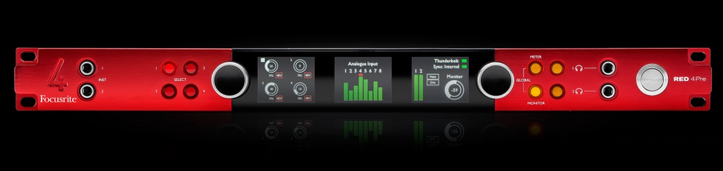 Thunderbolt 2 / Dante / Pro Tools HDX 対応 オーディオインターフェース Red 4 Pre