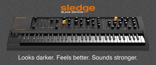 Sledge Black Edition 登場！黄色いシンセでお馴染みのStudiologic 「Sledge」のブラックバージョン