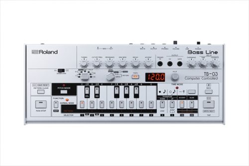 Roland Boutique TB-03 | 名機「TB-303」をACBテクノロジーで再現したベース･シンセサイザー