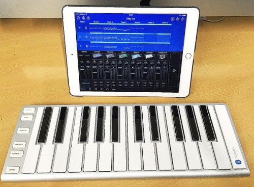 【レビュー】ブルートゥース対応のスリムなMIDIキーボード CME Xkey Air を試してみた