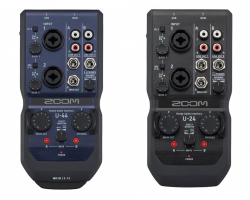 ZOOM U-44 / U-24 発表！モバイルに最適なハンディー・オーディオ/MIDI インターフェース