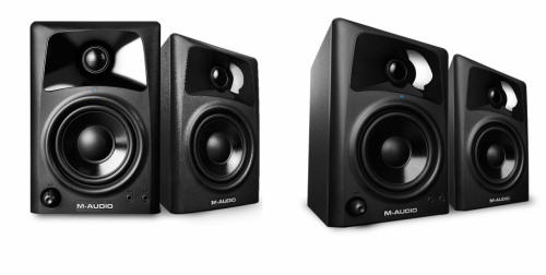 コンパクトな高音質高出力のパワード・スピーカー M-AUDIO AV32 AV42