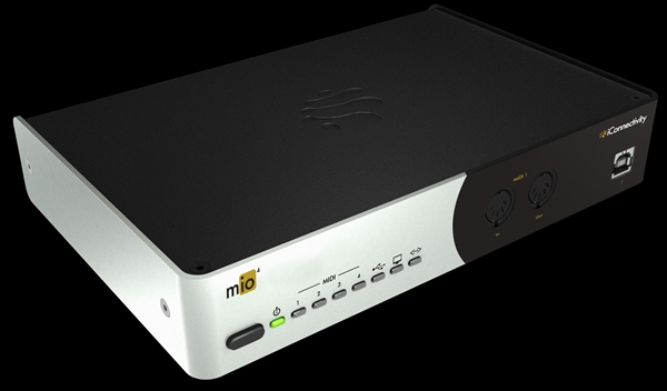 4×4 5pin端子、USBを搭載、PCや新旧MIDIデバイスを接続／操作可能なハーフラックサイズのインターフェース iConnectivity mio4