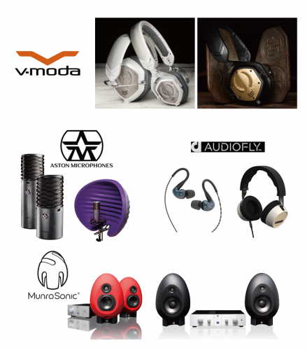 ローランド社が高級ヘッドホンメーカー『V-MODA』社を傘下にするとともに、新たに海外ブランド製品の輸入販売事業を開始！