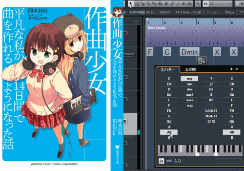 【作曲少女】連動企画 作曲を始めよう！作曲編その1～Cubase AI 8 を使ってみよう