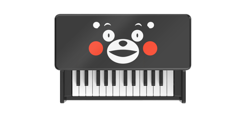 くまモンバージョンの25鍵デジタル・トイピアノ KORG tinyPIANO-BKKM