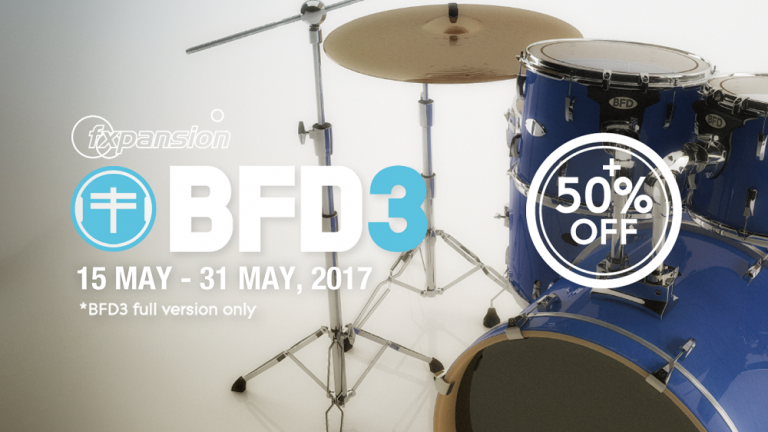 大容量ドラム音源の決定版 FXpansion BFD3 が 50%超 OFF！