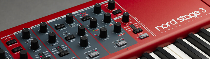 Nord のフラッグシップ・キーボード Nord stage 3 シリーズ登場