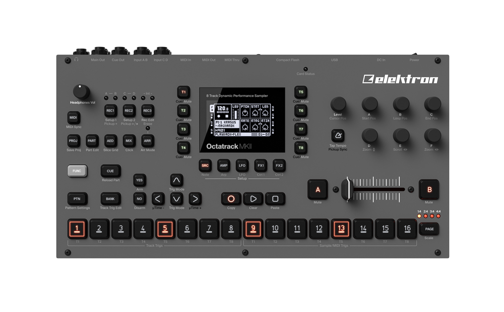 Elektron : Octatrack MKII Black | 強力なパフォーマンス