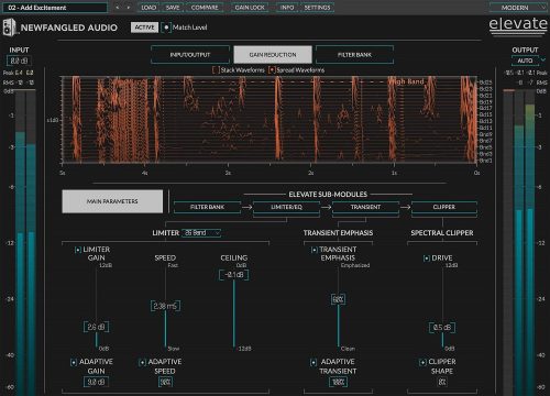人間の聴覚をモデルとしたマスタリングプラグイン Eventide Elevate、グラフィックEQ Equivocate