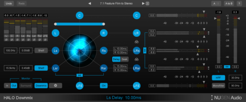 ダウンミックス時の諸問題を解決する NuGen Audio Nugen Halo Downmix