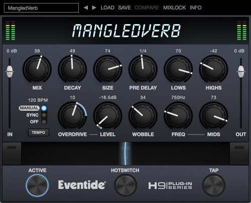 Eventide MangledVerb リバーブとディストーションを組み合わせた独創的なプラグイン