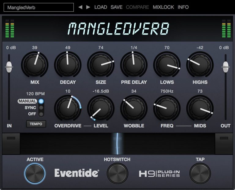 Eventide MangledVerb リバーブとディストーションを組み合わせた独創的なプラグイン