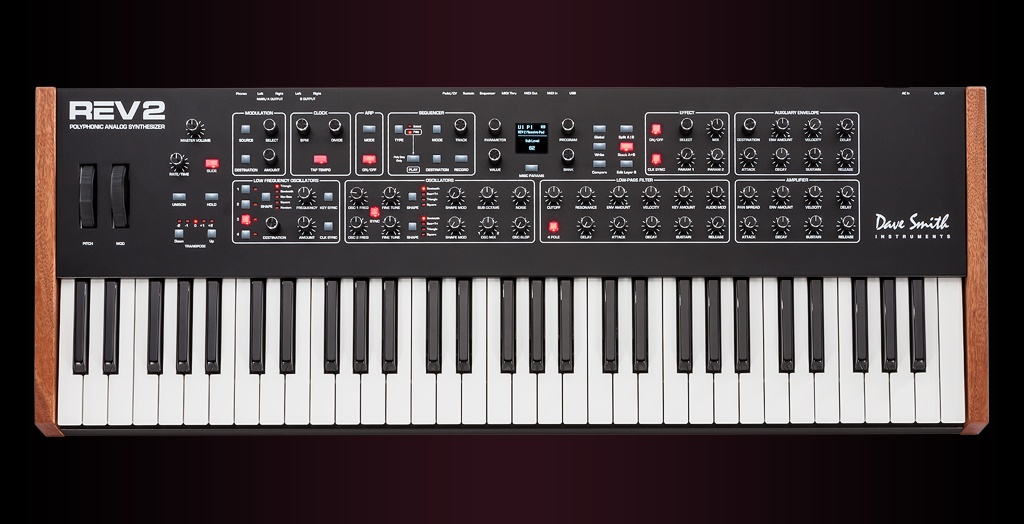 Dave Smith Instruments ポリフォニック・アナログシンセ「PROPHET REV2」発表！