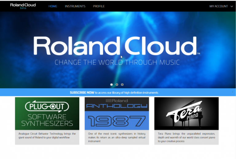 新プラット・フォーム Roland Cloud 発表！