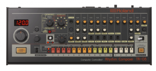 Roland  TR-08 | 伝説のリズムマシン TR-808（ヤオヤ）がコンパクト設計で復活！