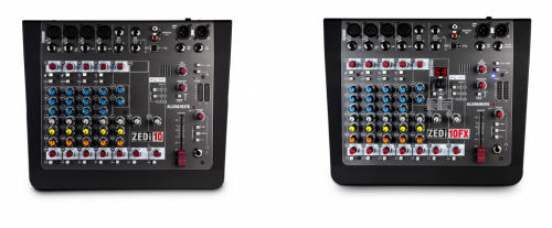 コンパクト・ミキサー＆USBインターフェイス機能付きハイブリッド・ミキサー ALLEN & HEATH ZEDi-10  ZEDi-10FX