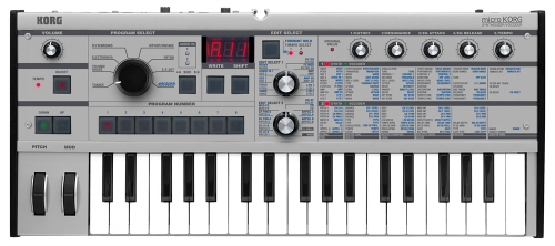 microKORG の限定プラチナカラーバージョン microKORG-PT