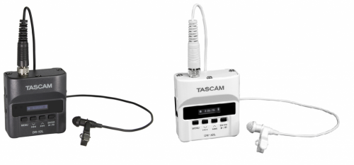身に着けられるピンマイクレコーダー TASCAM  DR-10L / DR-10LW