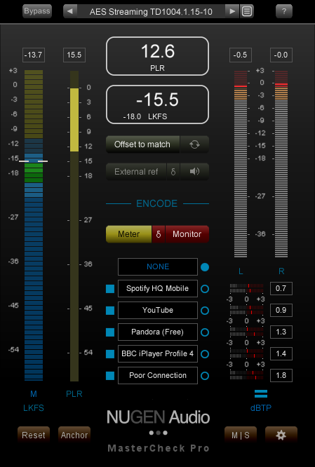 マスター音源制作用プラグイン Nugen Audio  MasterCheck Pro が発売！