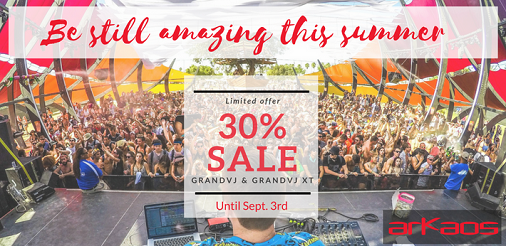 VJ / プロジェクションマッピング ・ソフト GrandVJ2 / GrandVJ2 XT が期間限定30%オフ