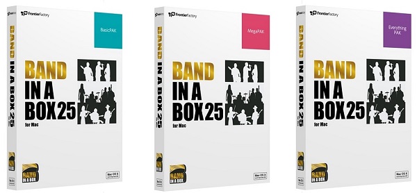 Band-in-a-Box 25 for Mac 自動作曲アプリの最新版登場！