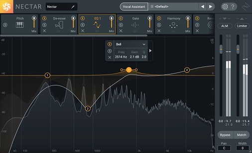 iZotope Nectar 3 | 最先端のAIテクノロジーを搭載したボーカル用のチャネルストリップ型プラグイン