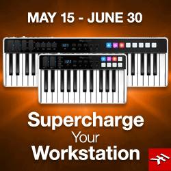 IK Multimedia iRig Keys I/O を購入登録でMODO BASS、Syntronik、Miroslav Philharmonik 2（49鍵版のみ）いずれかをプレゼント
