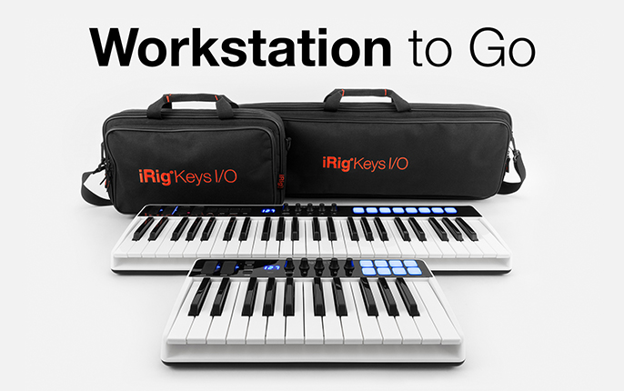 IK Multimediaの「iRig Keys I/O 25 / 49」を購入・登録で、専用 Travel Bag がもらえるキャンペーン