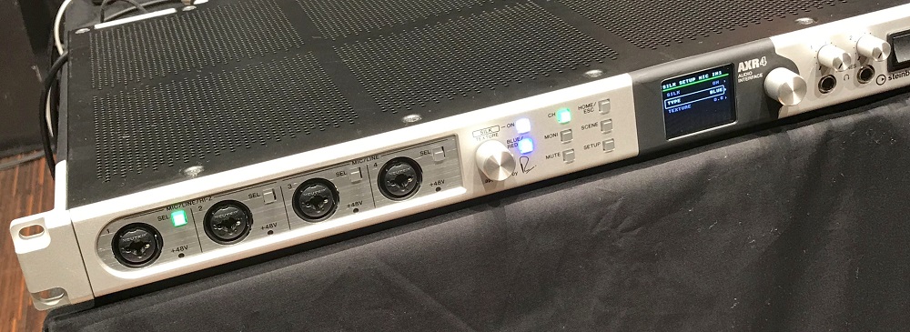 tomoSTEINBERG AXR4T　オーディオインターフェイス プロの音楽制作環境にも対応する音質と機能を備えたフラッグ