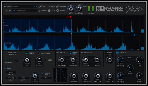 Rob Papen RP-Reverse | 自由自在にリバースするエフェクトプラグイン