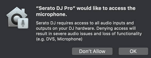 【FAQ】Serato DJ Pro × Mac OS MojaveでDVSが機能しない