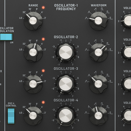 Behringer POLY D | 4VCO搭載のアナログ・パラフォニック