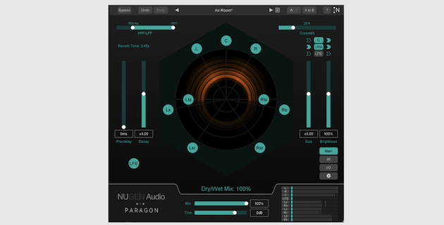 Nugen Audio Paragon / Paragon ST | 本物の空間を創造するコンボリューション・リバーブ・プラグイン