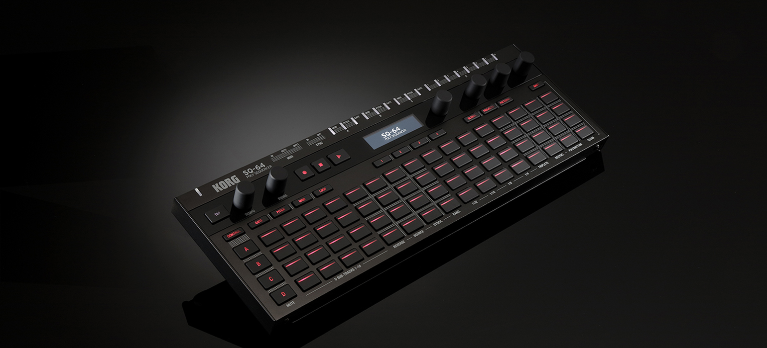 KORG SQ-64 ポリシーケンサー Korg SQ-64 | 新世代のハードウェア・シーケンサー | Digiland