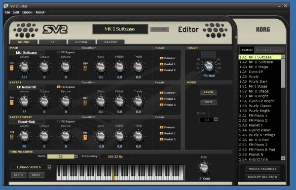 Korg SV-2 | 極上のビンテージサウンドと世界的なピアノサウンド