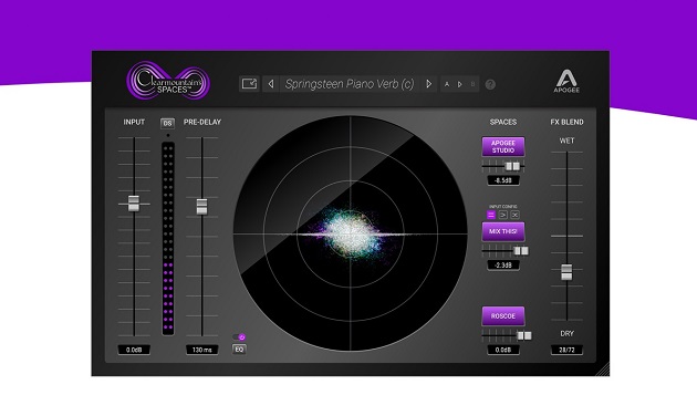 Apogee Clearmountain’s Spaces | ボブ・クリアマウンテンのシグニチャーリバーブを再現するプラグイン