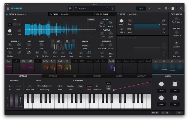 Arturia PIGMENTS4が登場  | 3つのシンセ・エンジン搭載・直感的にコントロール可能なソフトシンセ最新バージョン