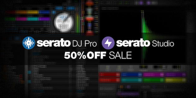 SeratoのプロフェッショナルDJソフトと究極のビートメイキング・ソフトが半額セール！