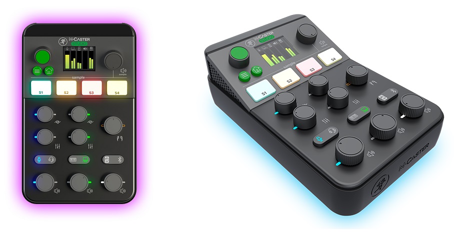 Mackie / M•Caster Studio | サンプラー搭載のライブ配信用コンパクト・オールインワンミキサー