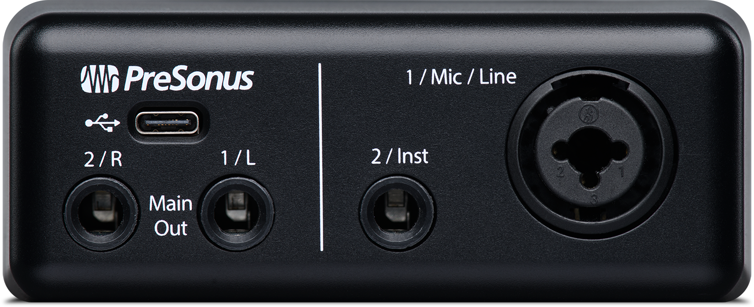 Audiobox GO オーディオインターフェイスとXLRケーブル PreSonus ” AudioBox GO ” | PreSonus史上最もコンパクトで