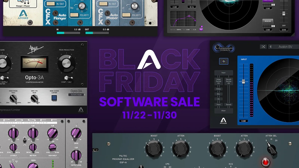 【ブラックフライデーセール 2023】Apogee BlackFriday ソフトウエアセール