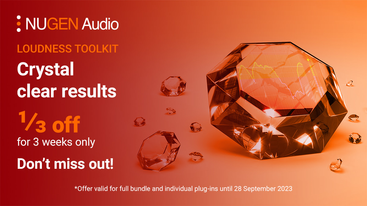 NuGen Audio Loudness Toolkit 期間限定プロモーション