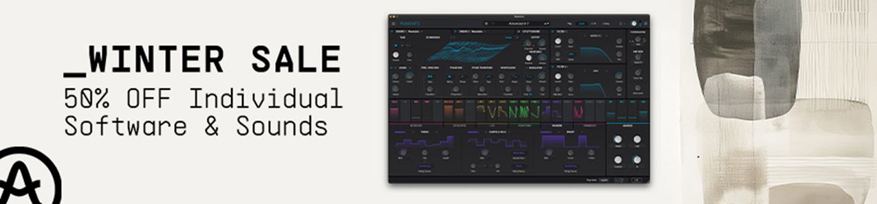 Arturia の人気ソフト音源6種が期間限定セール 50％OFF！！